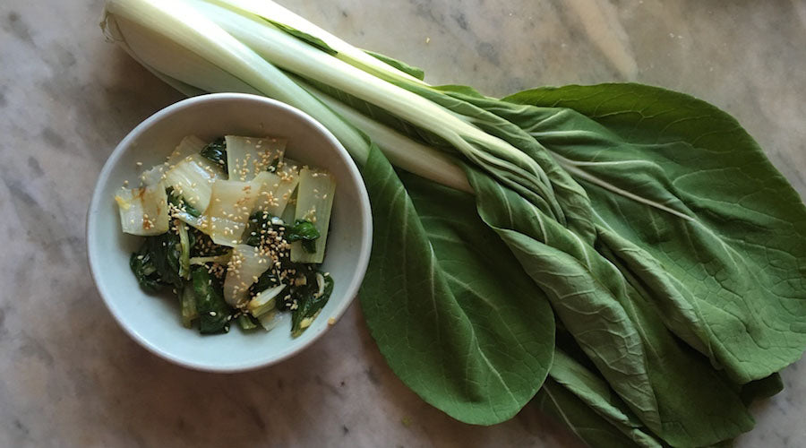 Pak Choi salteado